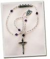 Communion Crystal Rosary