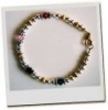 Gold and Silver Birthstone Bracelet